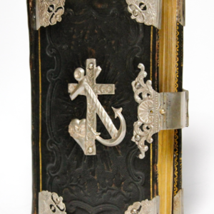kerkboek zilveren beslag antieke bijbel 18e eeuw zilveren klampen peter Dullaert heilige handel